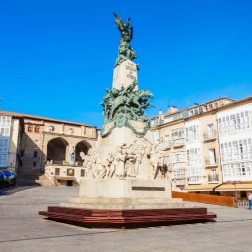 Monument located in Vitoria Gasteiz, Spain.