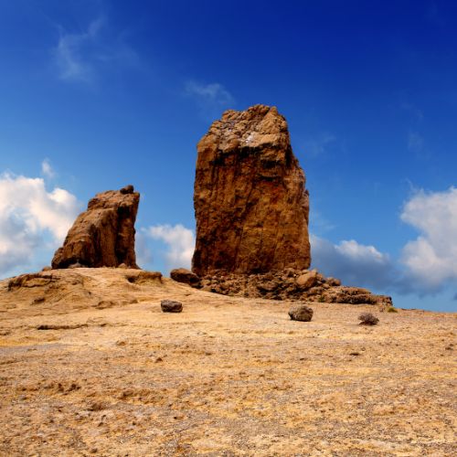 Roque Nublo - iconic volcanic rock formation