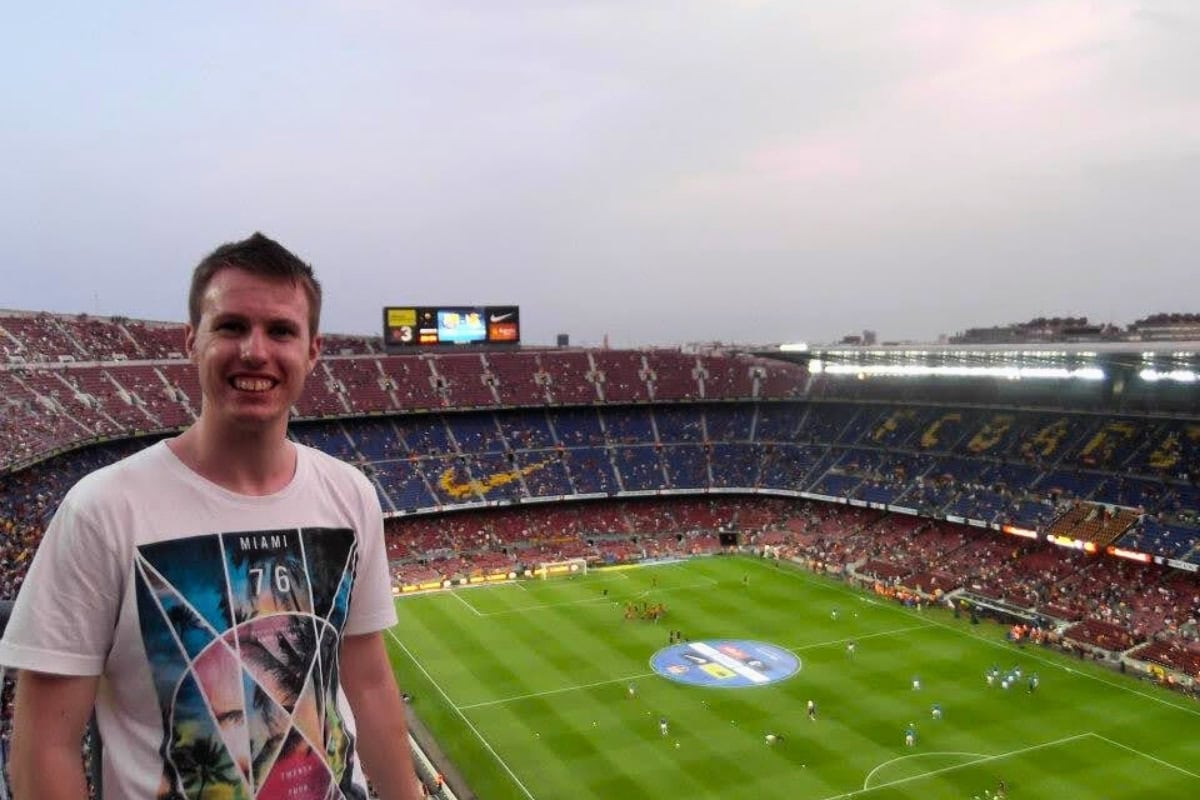 Experiencing Camp Nou stadium during FC Barcelona match