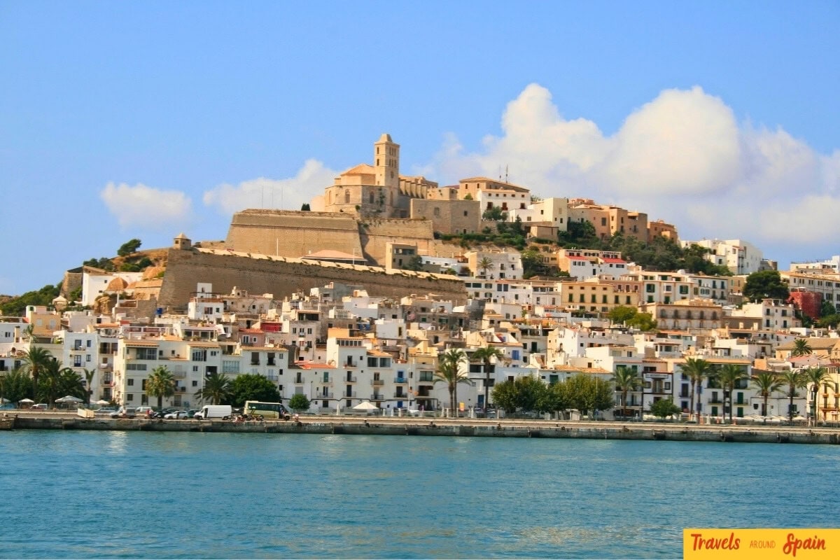 Ibiza Old Town Dalt Vila UNESCO World Heritage site with stunning harbour views perfect for Valencia to Ibiza day trips
