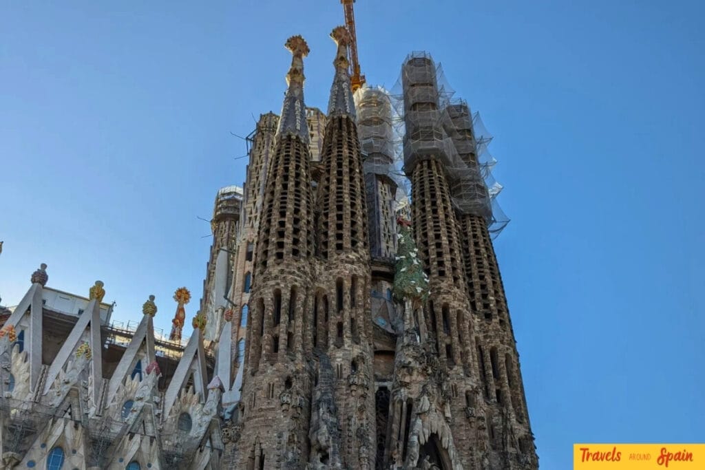 The Sagrada Família in Barcelona under soft November sunlight