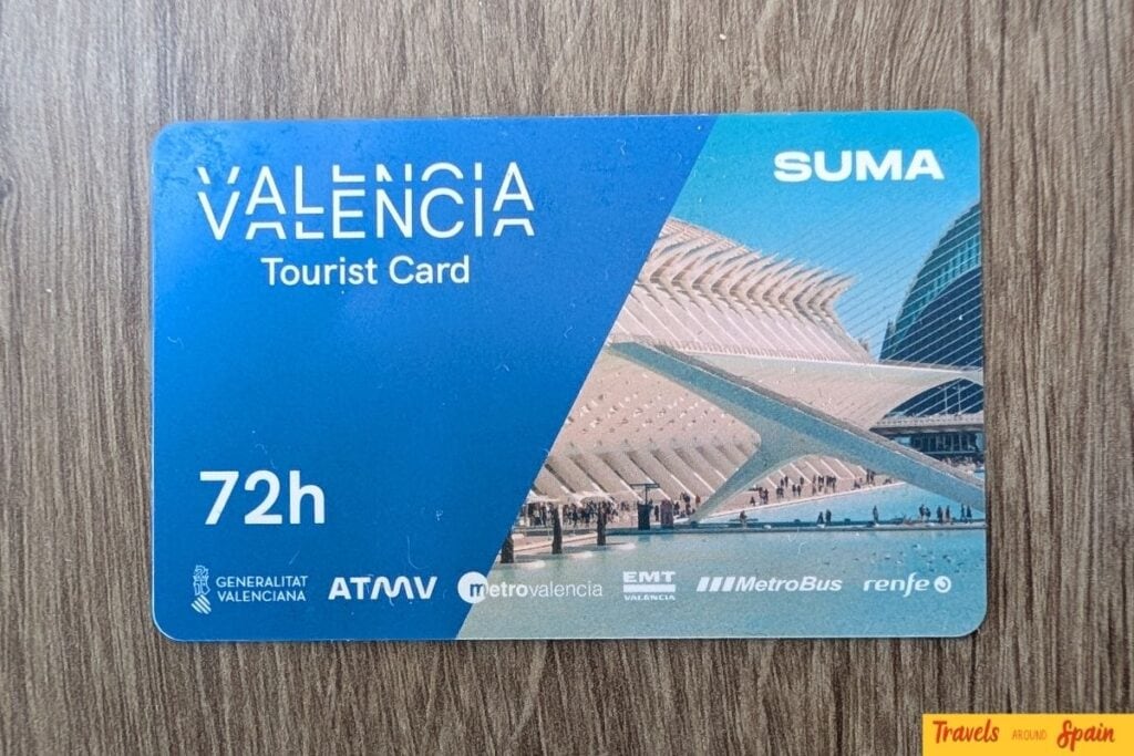 The SUMA card is a common alternative for public transport in Valencia if you’re not using the tourist card. Photo by Travels Around Spain.