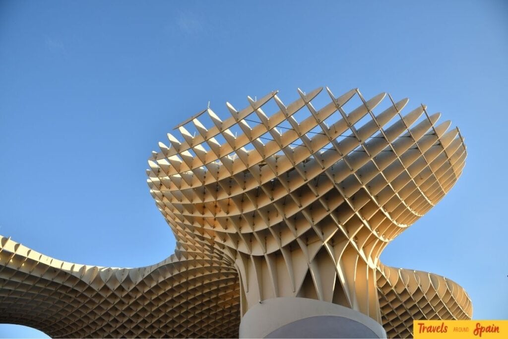 Metropol Parasol architecture in Seville