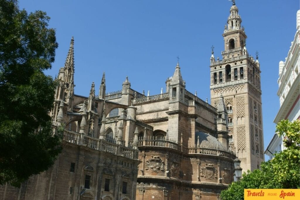 Seville Cathedral and La Giralda tower in the historic centre