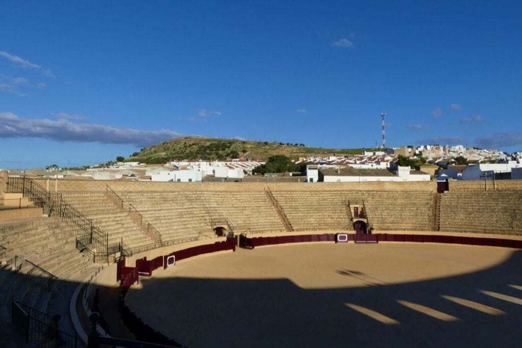 Historic bullring in Osuna, Andalusia, Spain, used as Daznak's Pit in Game of Thrones.