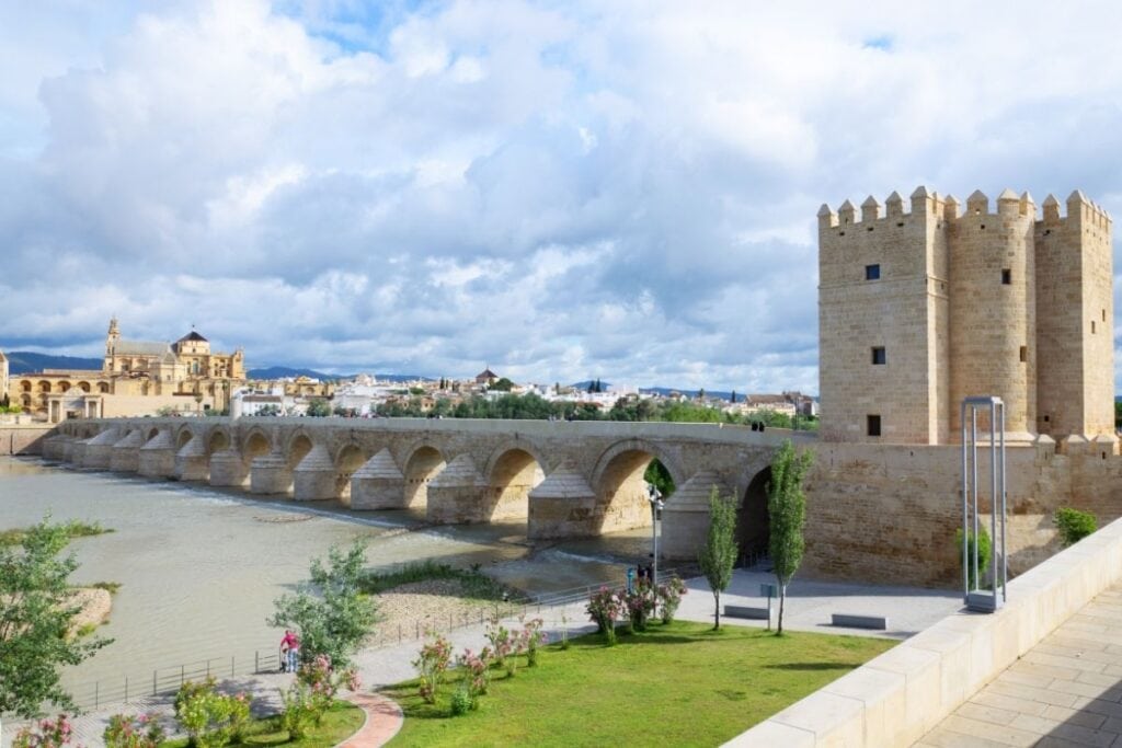 Roman Bridge crossing the Guadalquivir River in Córdoba, Spain, used as the Long Bridge of Volantis in Game of Thrones.