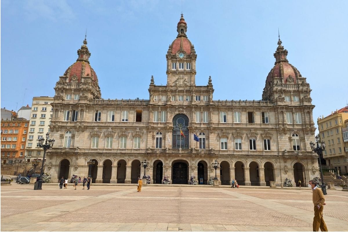 A Coruña in Galicia