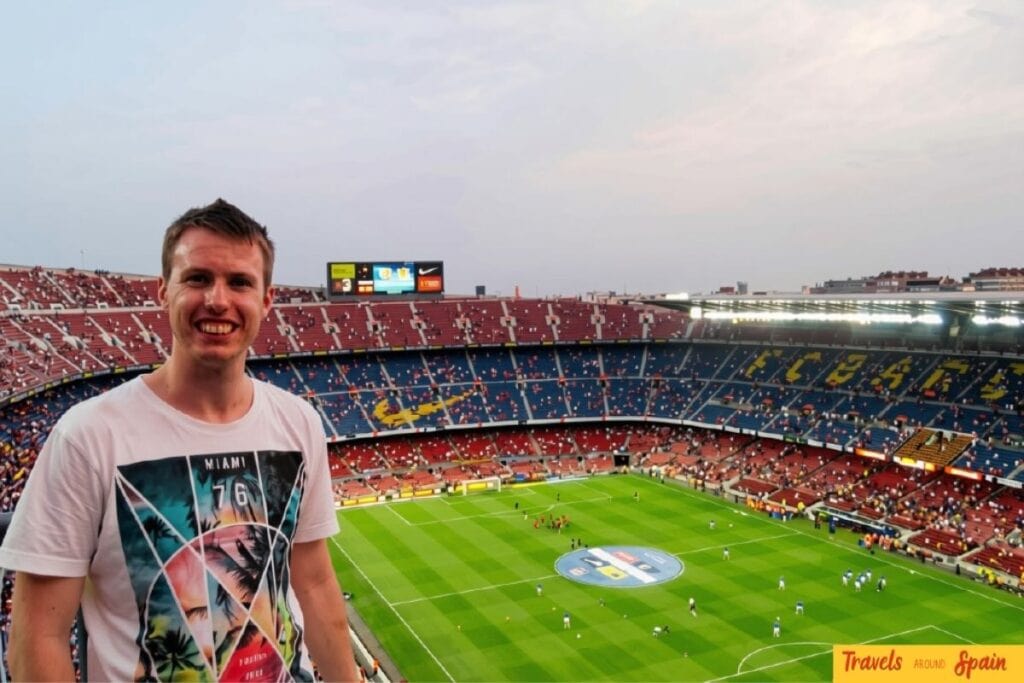 Traveller at Spotify Camp Nou in Barcelona