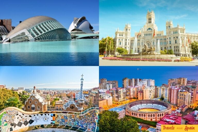 Collage of Spain's top-ranked places to live in the 2026 Travels Around Spain Community Rankings