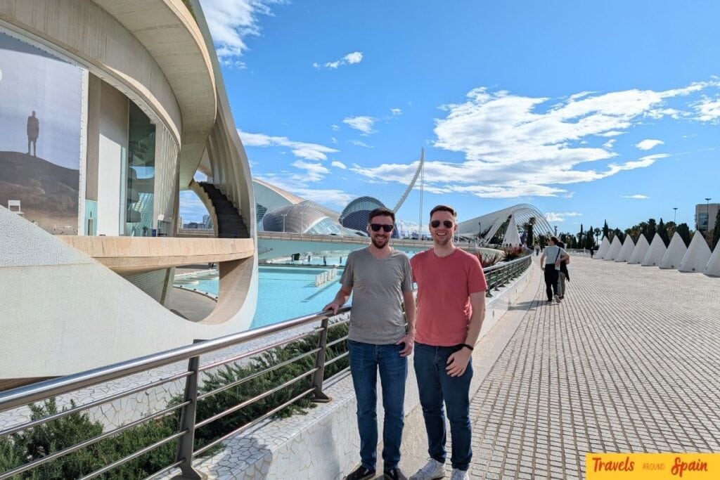 Travels Around Spain founder enjoying a visit to Valencia